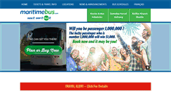 Desktop Screenshot of maritimebus.com