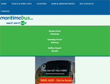 Tablet Screenshot of maritimebus.com